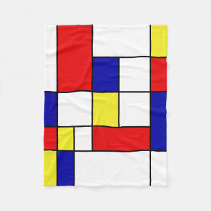 Couverture Polaire Mondrian #43