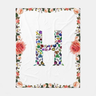 Couverture Polaire Monogramme H