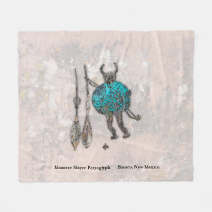 Couverture Polaire Monster Slayer Petroglyph Fleece Blanche