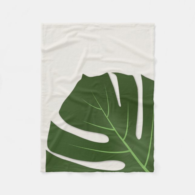Couverture Polaire Monstera (Devant)