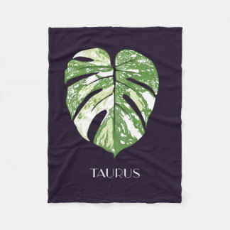 Couverture Polaire Monstera thaïe de Constellation Taurus