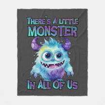 Monstre violet d'Halloween