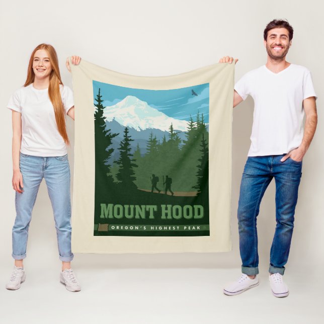 Couverture Polaire Mont Hood | Oregon (En situation)