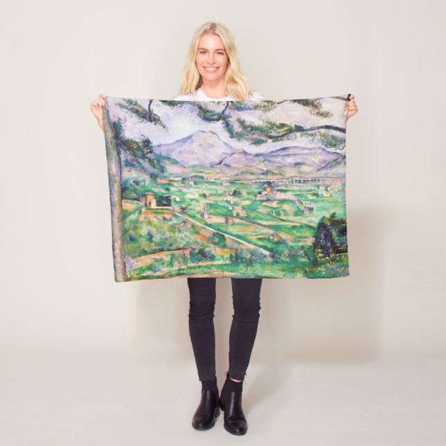 Couverture Polaire Mont Sainte-Victoire, Paul Cezanne (En situation)
