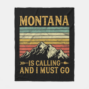Couverture Polaire Montana Appelle Et Je Dois Y Aller