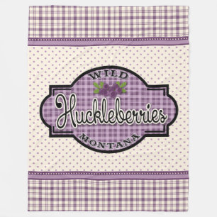 Couverture Polaire Montana Huckleberry Blanche