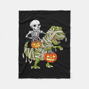 Couverture Polaire Monter Mummy Dinosaur T Rex Halloween Funny Pumpki