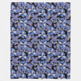 Couverture Polaire moody iris