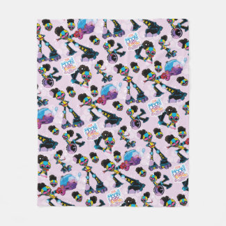 Couverture Polaire Moon fille caractère Pose Motif