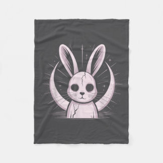 Couverture Polaire Moonlight Bunny Nge Alt Rabbit Horror Witch Moon C