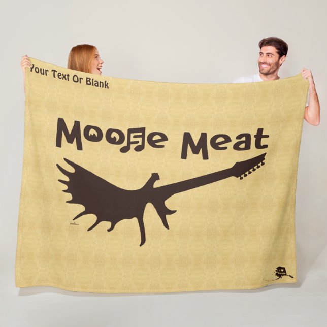 Couverture Polaire Moose Meat Rock Band (En situation)