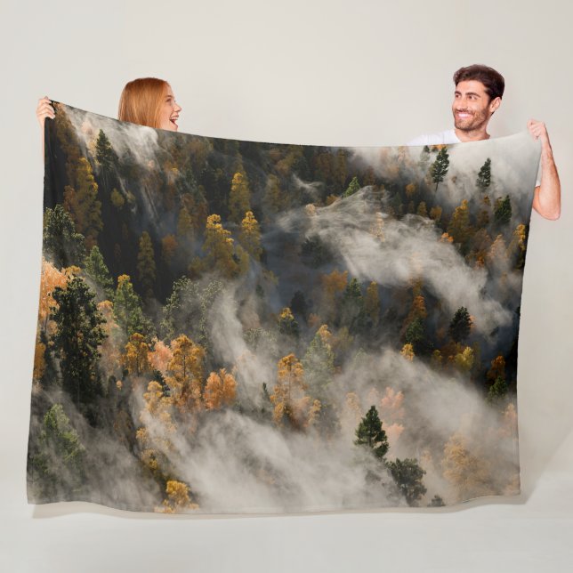 Couverture Polaire Morning Mist (En situation)