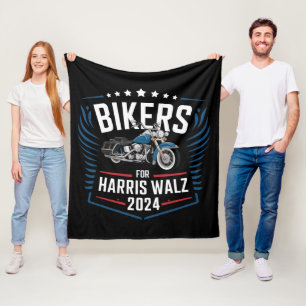 Couverture Polaire Motards pour Harris Walz 2024 Harris Waltz 2024 