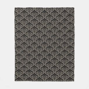 Couverture Polaire Motif 2 de damassé