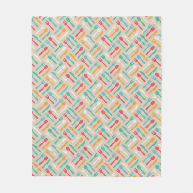 Couverture Polaire Motif 3 de cuisine (Devant)