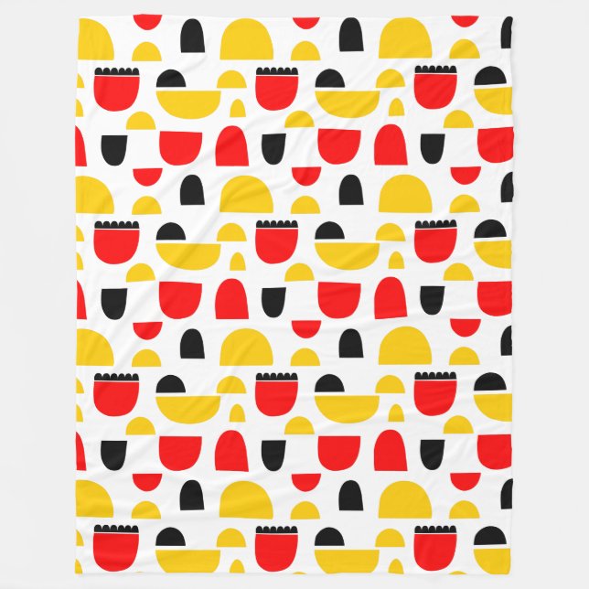 Couverture Polaire Motif Abstrait 280515 (Devant)