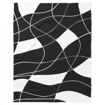 motif abstrait moderne noir et blanc