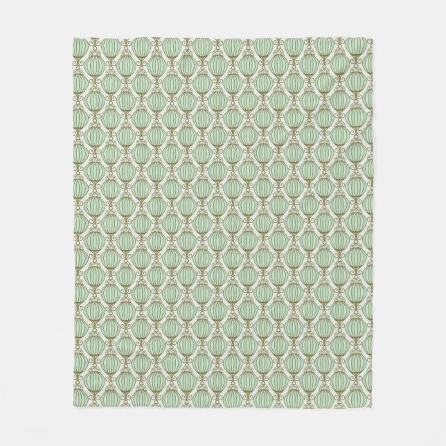 Couverture Polaire Motif bleu de Motton (Devant)