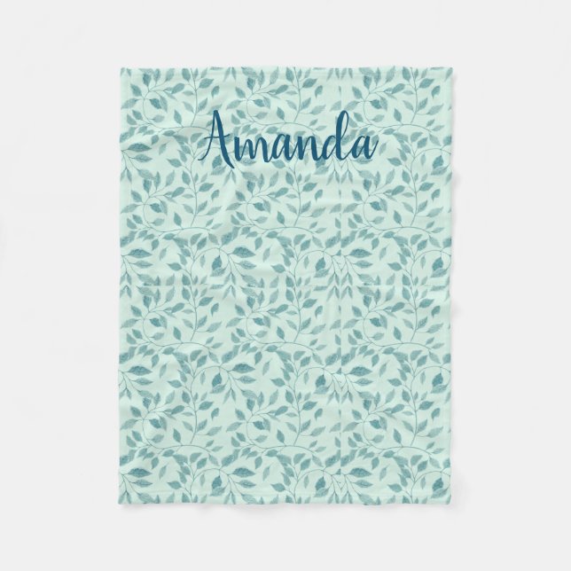 Couverture Polaire Motif botanique Ivy complexe (Devant)