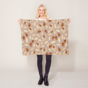 Couverture Polaire Motif cacahuètes