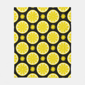 Couverture Polaire Motif Citron
