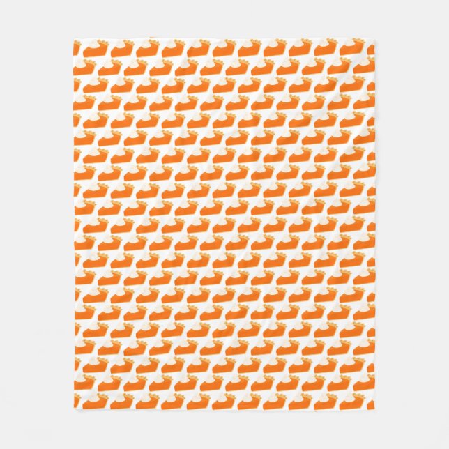 Couverture Polaire Motif citrouille (Devant)