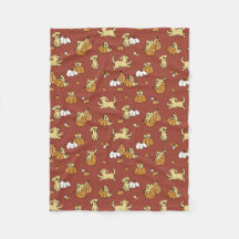 Motif Citrouille Golden Retriever