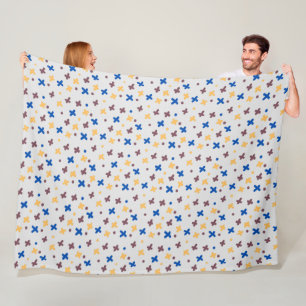 Couverture Polaire Motif coloré moderne
