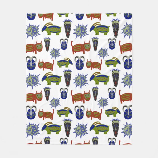 Couverture Polaire Motif cool non-ven (Devant)