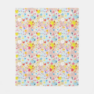 Couverture Polaire motif de bande dessinée d'amusement