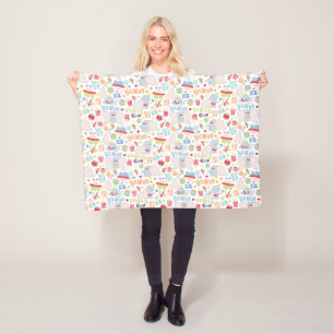 Couverture Polaire Motif de cumul Dumbo et Timothy