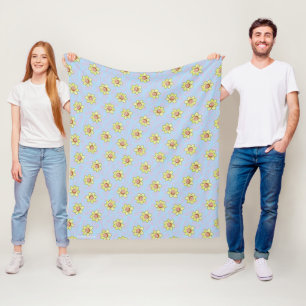 Couverture Polaire Motif de fleurs Morty