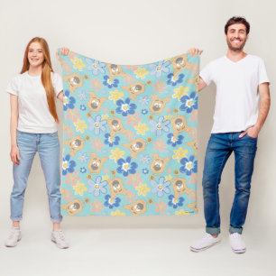 Couverture Polaire Motif de fleurs Scooby-Doo