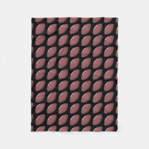 Couverture Polaire Motif de football peint