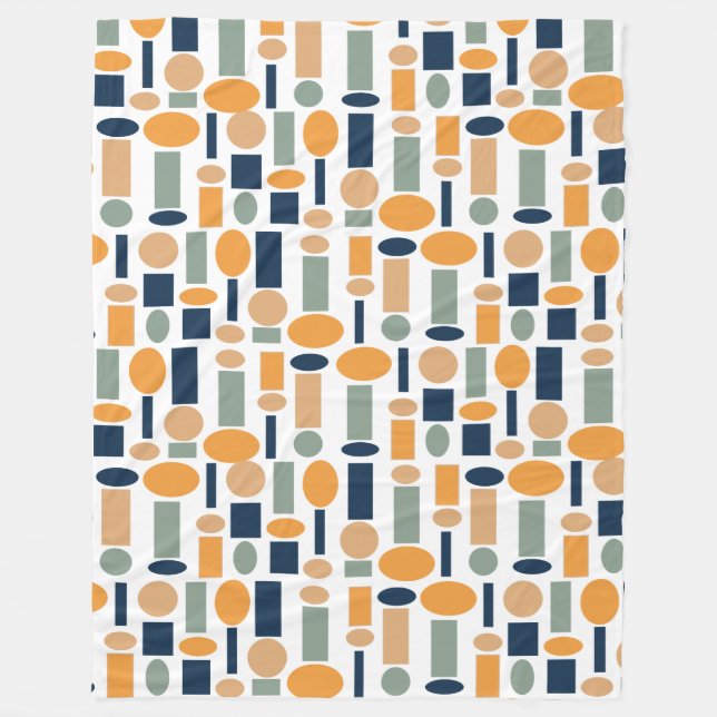 Couverture Polaire Motif de forme (Devant)