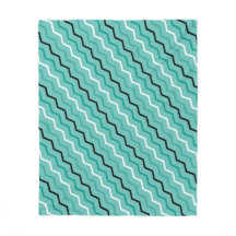 Motif de géométrie en bande diagonale ZigZag Turqu