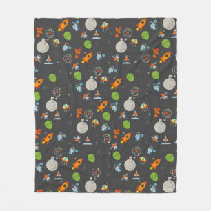 Couverture Polaire Motif de l'espace