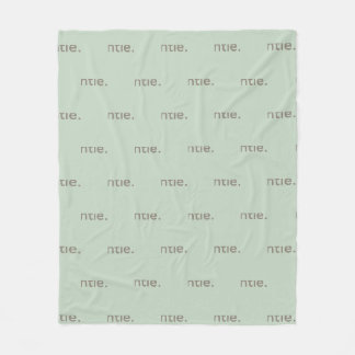 Couverture Polaire Motif de mots répétés doux Cozy, Calme & Doux