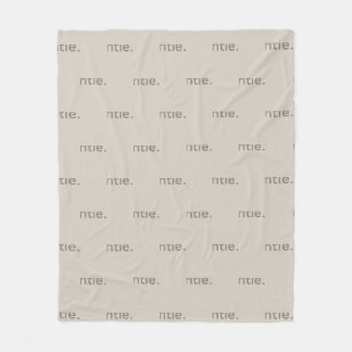 Couverture Polaire Motif de mots répétés doux Cozy, Calme & Doux