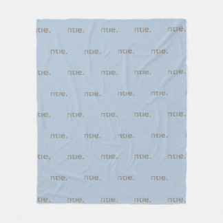 Couverture Polaire Motif de mots répétés doux Cozy, Calme & Doux