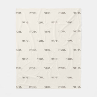 Couverture Polaire Motif de mots répétés doux Cozy, Calme & Doux