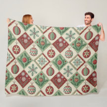 Motif de Noël matelassé vintage