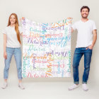 Motif de nom de fille coloré