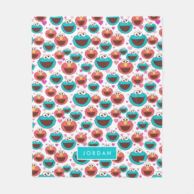 Couverture Polaire Motif de paix et d'amour | Ajouter Votre Nom (Devant)