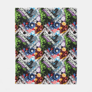 Couverture Polaire Motif de personnage d'Avengers