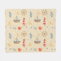 Motif de phare Boho Nautical Boat