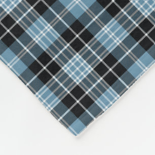 Couverture Polaire Motif de plaid de tartan de famille de Clark