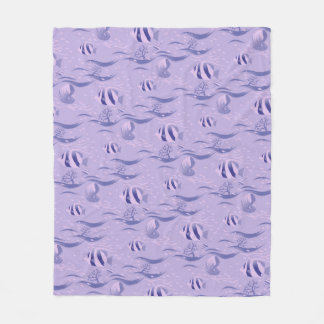 Couverture Polaire Motif de poisson