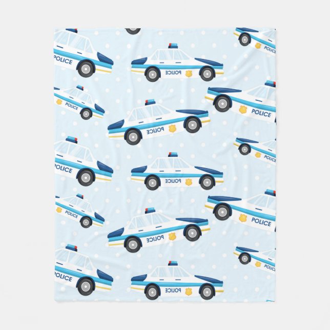 Couverture Polaire Motif de police (Devant)