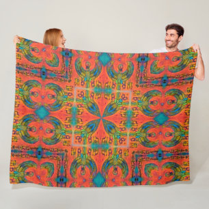 Couverture Polaire Motif de pyramide de Horus Magick d'Egyptien